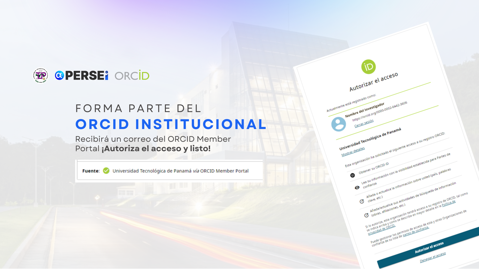 ORCID institucional